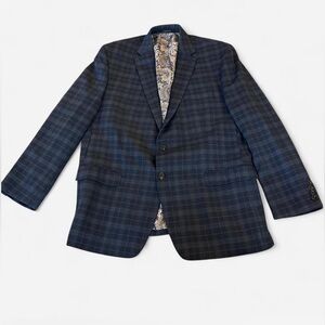 Men’s Navy Plaid Ralph Lauren Blazer